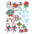 Christmas Joy Set of Temporary Tattoos